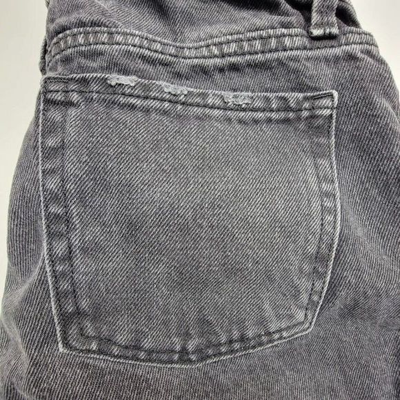 Old Navy Maternity Slouchy Straight Jeans Women's Size 2 Short Black Denim 29X24 - Picture 7 of 9